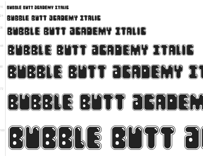 Butt free bubble Bubble Butt